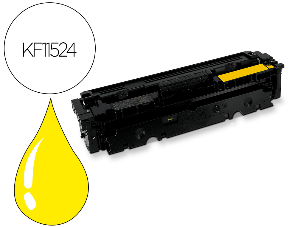 TONER Q-CONNECT COMPATIBLE HP W2032A/415A HP LASERJET M     450, 454, 455, 470, 479 2100P JAUNE