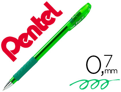 STYLO-BILLE PENTEL FEEL-IT CRITURE MOYENNE POINTE 0.7MM ENCRE COLORIS VERT