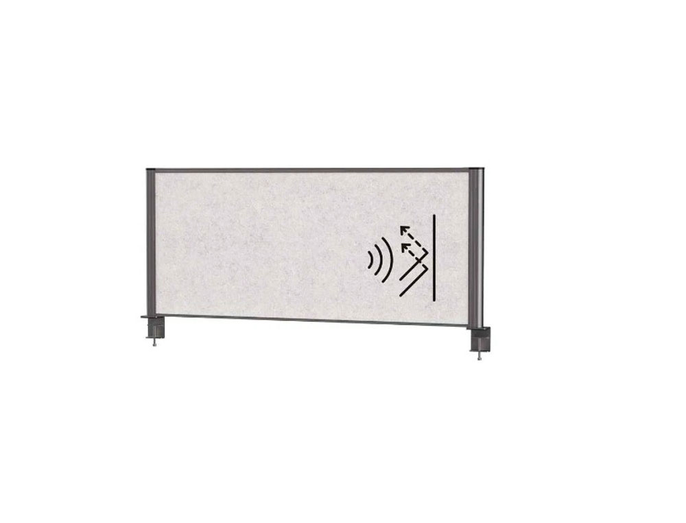 SEPARATEUR MAUL CONNECTO 120X50CM CLOISON ACOUSTIQUE   COLORIS ANTHRACITE