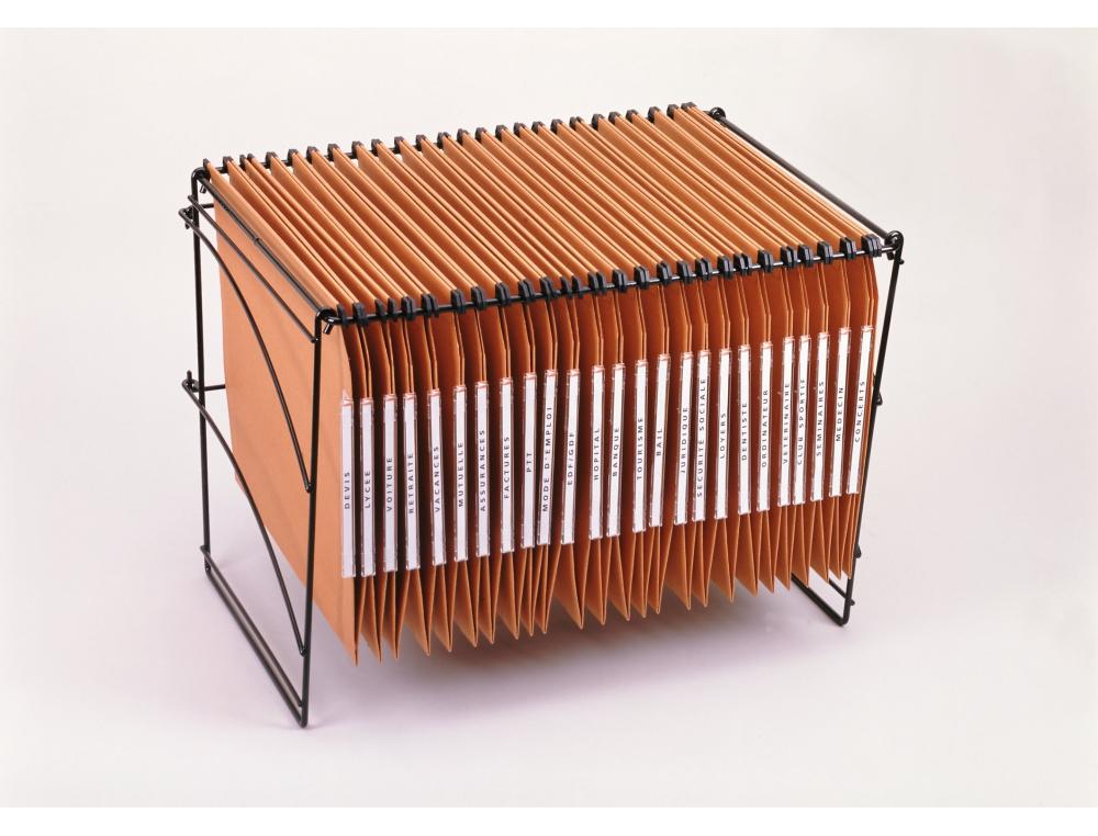 PANIER VIDE PR 25 DOSS A.VERTIPANIER HOMECLASS - ESSELTE - CONTIENT 25 DOSSIERS
