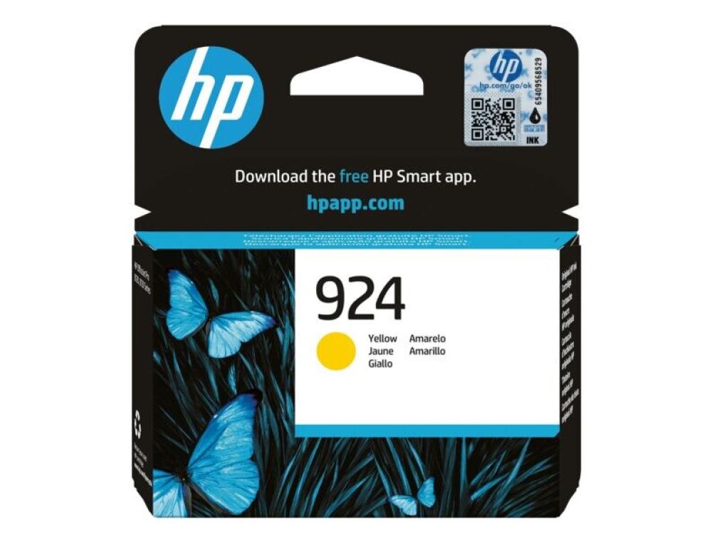 CART.JE HP924 YELLOW 4K0U5NE 4CARTOUCHE JET D'ENCRE HP924 YELLOW 4K0U5NE