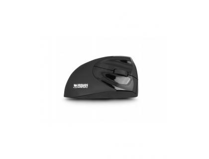 SOURIS SANS FIL ERGONOMIQUE VERTICALE POUR DROITIERS      OPTIQUE 4 BOUTONS 2,4GHZ      RECEPTEUR SANS FIL USB