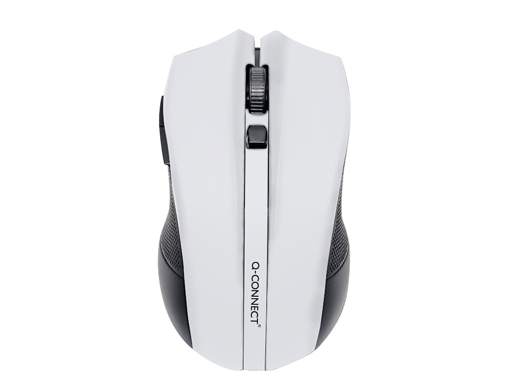 SOURIS Q-CONNECT SANS FIL OPTIQUE 1000DPI RECEPTEUR USB 2,4GHZ COLORIS BLANC