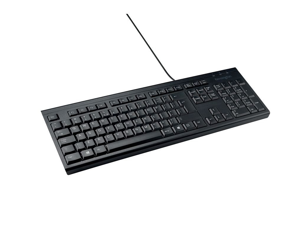 CLAVIER KENSINGTON FILAIRE KB100 EQ COLORIS NOIR