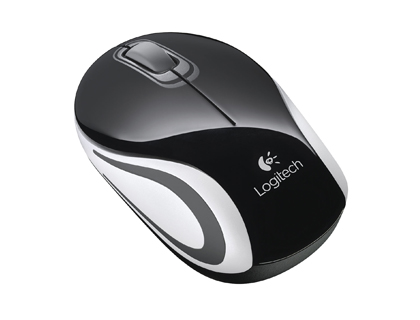 SOURIS MINI LOGITECH M187 POCHE FORMAT ULTRA-COMPACT NANO-RCEPTEUR TECHNOLOGIE SANS FIL 2.4GHZ COLORIS NOIR