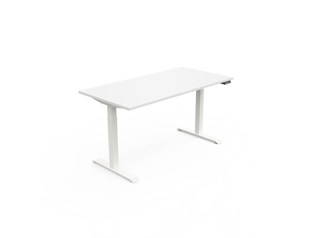 BUR. LUTZ 2 140 X80 BLANC -P.BBUREAU  LUTZ 2 140 X80 BLANC -PIEDS BLANC